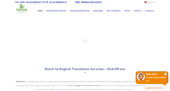 Desktop Screenshot of dutchtrans.co.uk