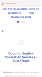 Mobile Screenshot of dutchtrans.co.uk